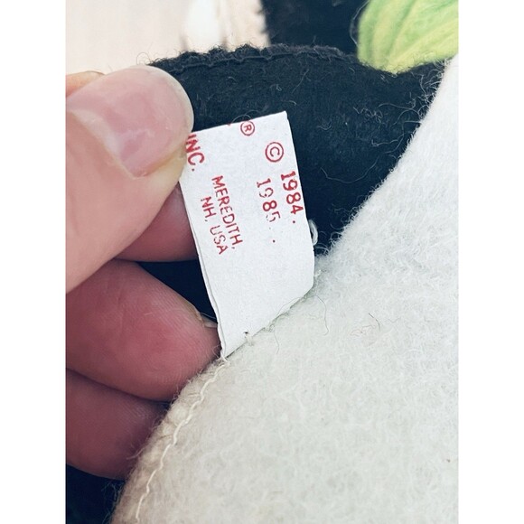 VTG 1984 Annalee Mobilitee Panda Bear Santa Doll w/ Sack of Gifts W Tag Attached - Picture 8 of 10